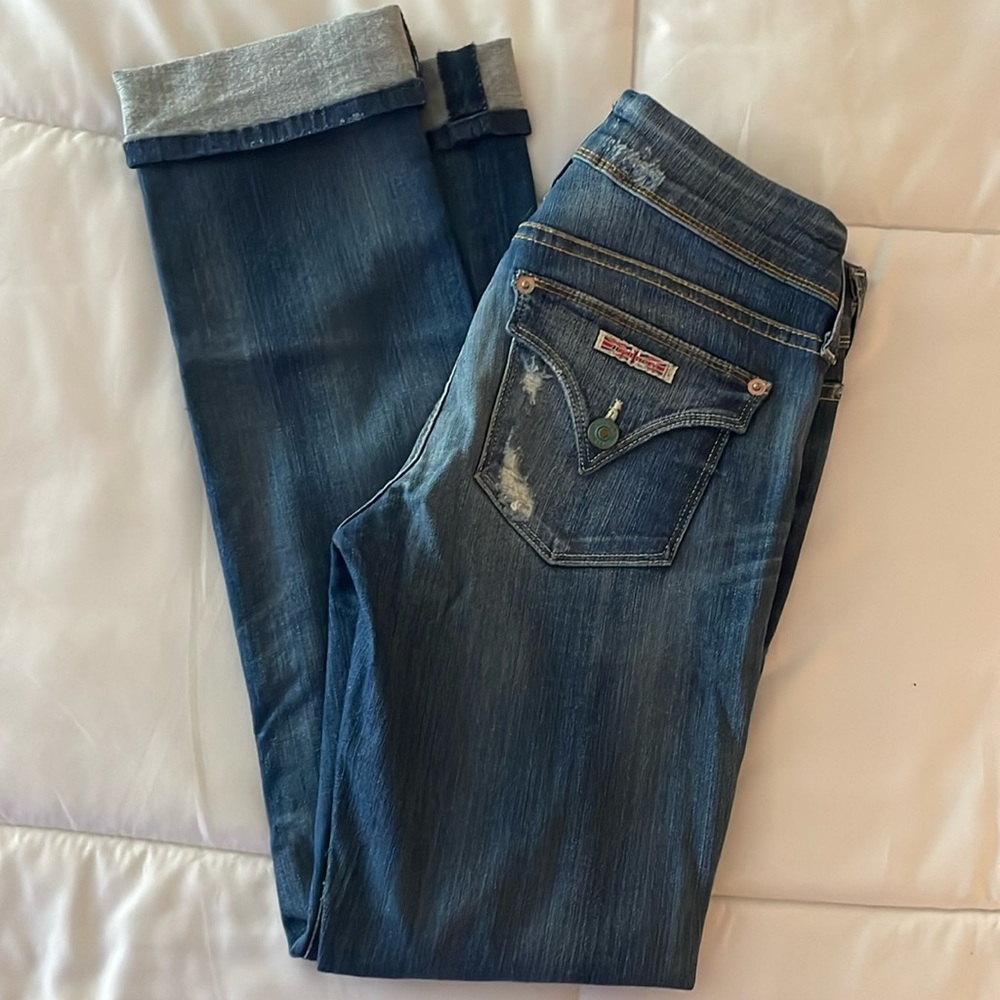 Hudson Jeans Ginny Crop Straight with Cuff